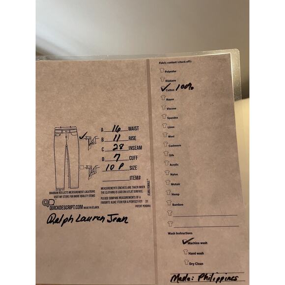 Ralph Lauren Jeans Co Mom Jean Women’s 10P Med Wash Straight Blue High Rise Y2K - Picture 3 of 8